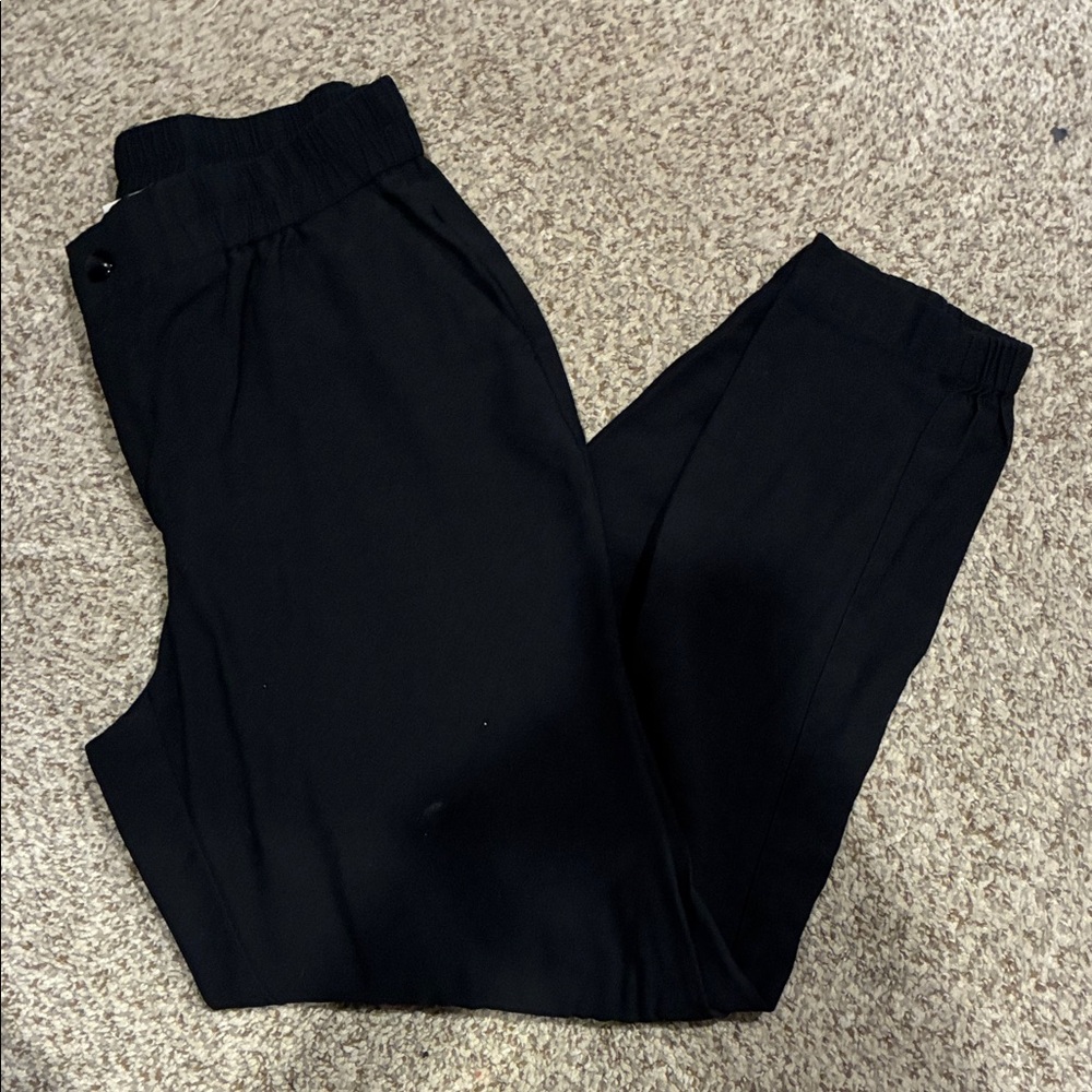 Black Casual Jogger Pants